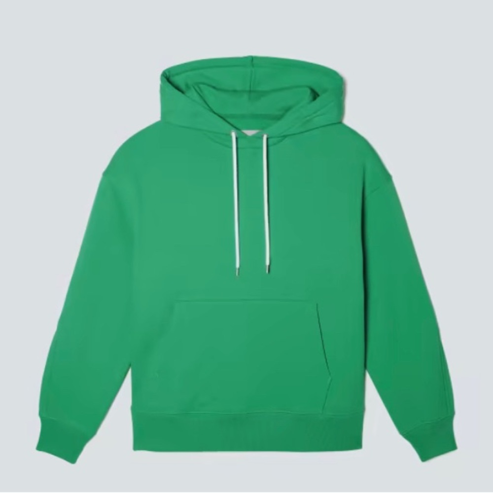 Everlane Track Organic Cotton Popover Hooded Sweatshirt